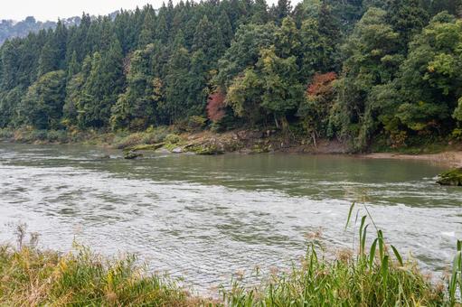 秋の隼の瀬⑵の写真