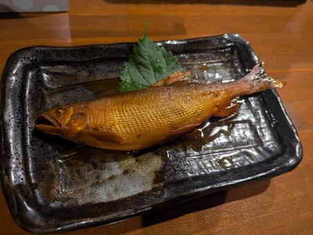 鮎の甘露煮 鮎の甘露煮,食べ物,魚の写真素材