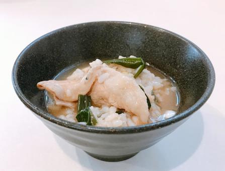 豚肉にら雑炊 豚肉にら雑炊 豚にら雑炊,雑炊,ニラ雑炊の写真素材