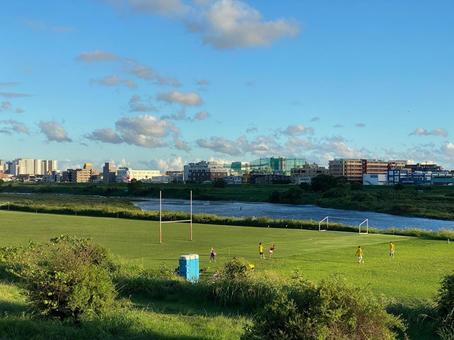 二子玉川緑地運動場 ラグビー場 二子玉川緑地運動場 ラグビー場の写真