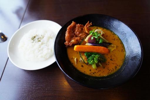 スープカレー スープカレー スープカレー,札幌,野菜ごろっとの写真素材