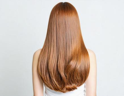 艶のあるストレートヘア 艶のあるストレートヘアの写真