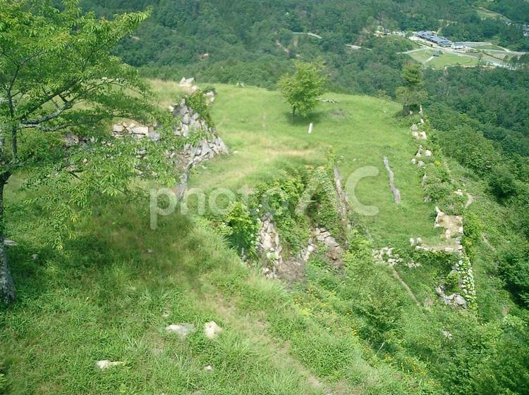 竹田城二の丸 竹田城の写真素材