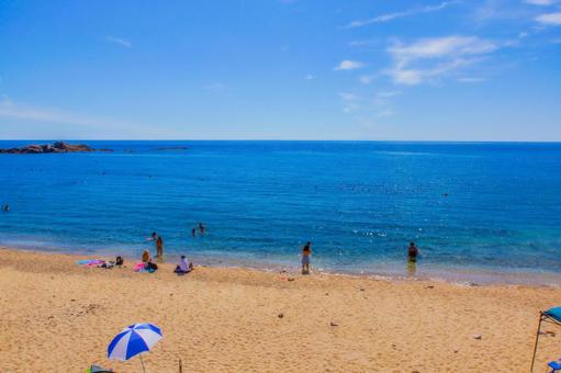 ビーチと海の風景 ビーチと海の風景 ビーチ,海,青空の写真素材