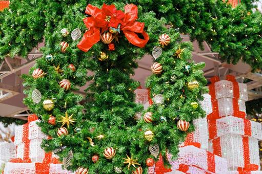 クリスマスの素材 クリスマス,モミの木,クリスマスツリーの写真素材