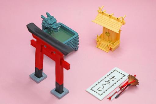 初詣　お参りのイメージ 初詣,参詣,参拝の写真素材