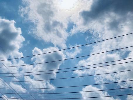 4月の空雲 4月の空雲の写真