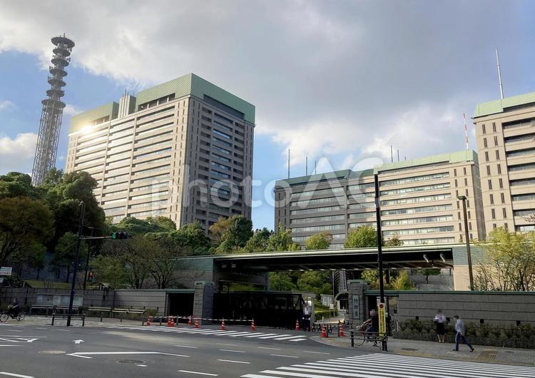 東京風景・防衛省 防衛省,国防,行政機関の写真素材