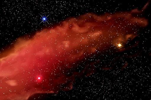 幻想的背景素材　散光星雲と深宇宙 深宇宙,宇宙,散光星雲の写真素材
