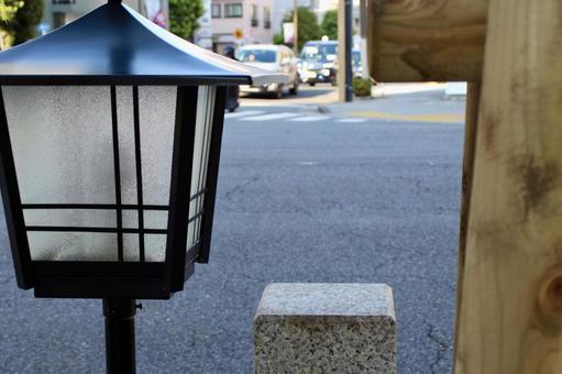和風のランプ 和風のランプの写真