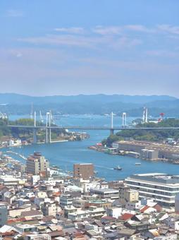 尾道の風景 尾道の風景 尾道,風景,尾道大橋の写真素材