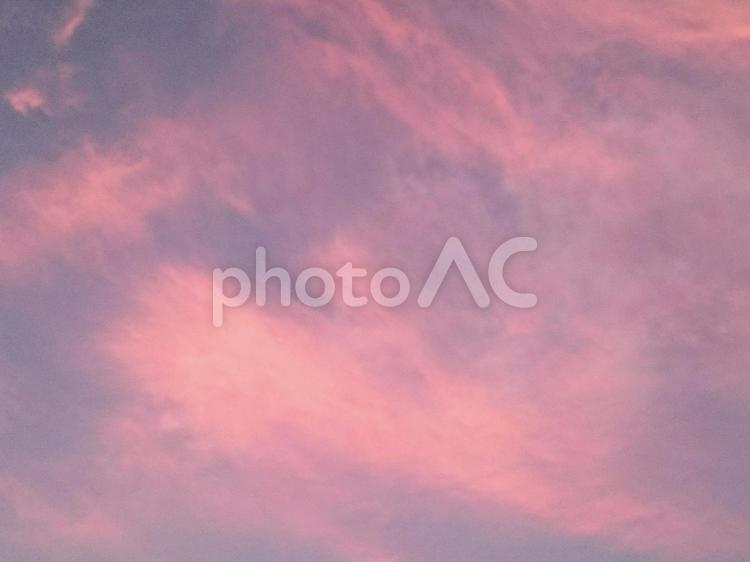 夕暮れの空 夕暮れ,空,天気の写真素材