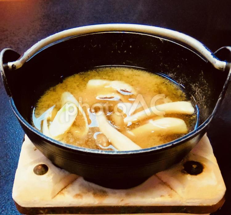 しめじとネギの味噌汁 和食,朝ごはん,朝食の写真素材