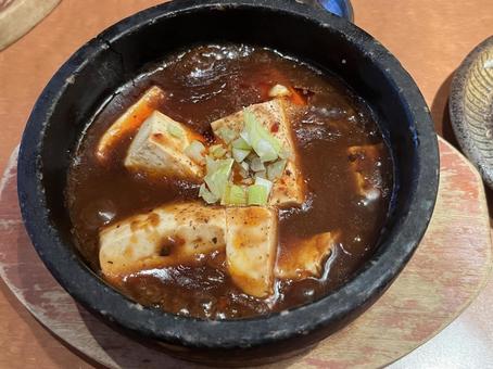 麻婆豆腐 麻婆豆腐,マーボー,豆腐の写真素材