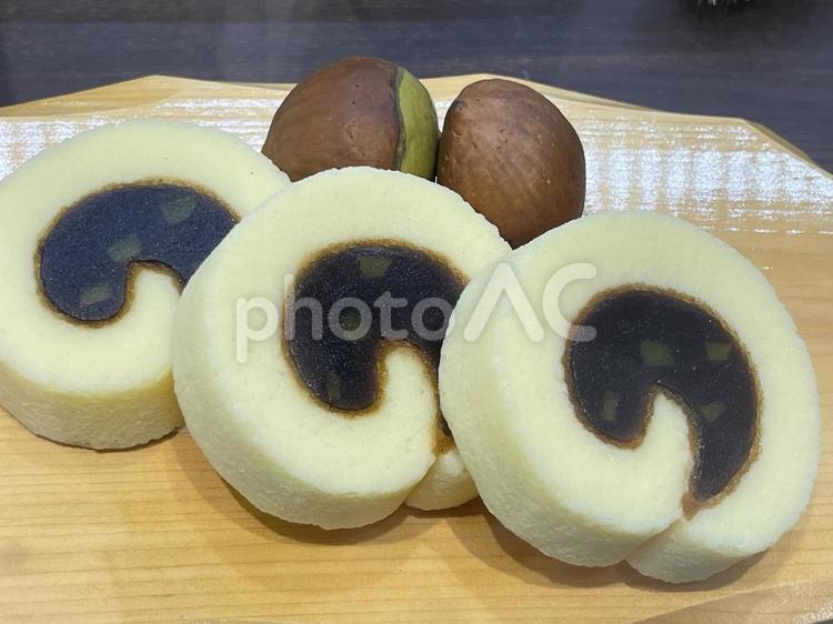 一六タルト 一六タルト,タルト,栗の写真素材
