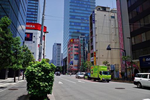 秋葉原2025夏　神田明神通り 秋葉原,神田明神通り,電気街の写真素材