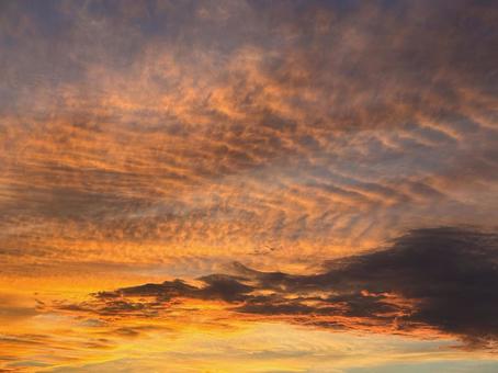 【風景写真】夏の夕空 【風景写真】夏の夕空の写真