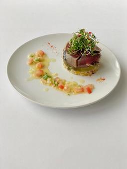 カツオのタルタル カツオのタルタル フレンチ,イタリアン,美味しいの写真素材