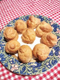 シュークリーム スイーツ,手作り,シュークリームの写真素材