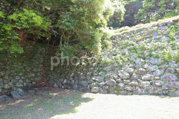 名護屋城跡の古い石垣 名護屋城跡,佐賀県,石垣の写真素材