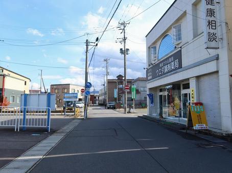 大鰐町 大鰐温泉 温泉街 青森県,大鰐町,南津軽郡の写真素材
