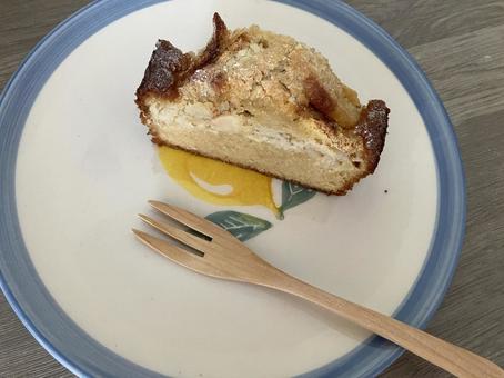 アップルケーキ アップルケーキ りんご,ケーキ,林檎ケーキの写真素材