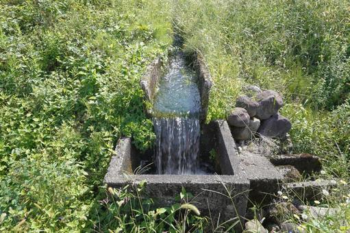 田んぼの用水路01 田んぼの用水路01 用水路,水路,田んぼの写真素材