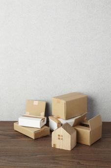 引越し　後片付け　コンセプトイメージ 引越し,後片付け,荷物の写真素材