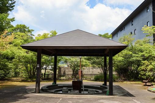 雲仙 足湯広場 雲仙 足湯広場 あし湯,足湯,無料の写真素材