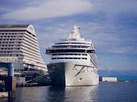 飛鳥III 飛鳥iii,客船,大型の写真素材