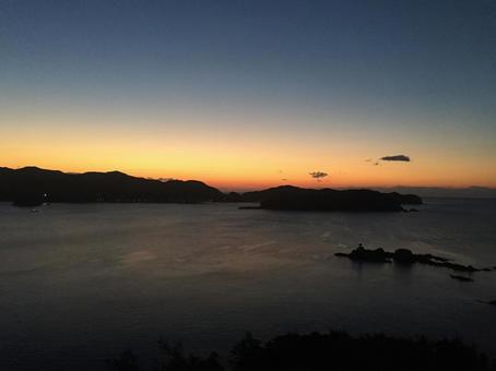 空 朝焼け,夕焼け,夕方の写真素材