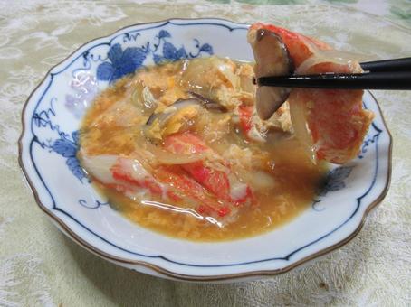 カニカマの卵とじ カニカマの卵とじ カニカマ,卵,卵とじの写真素材