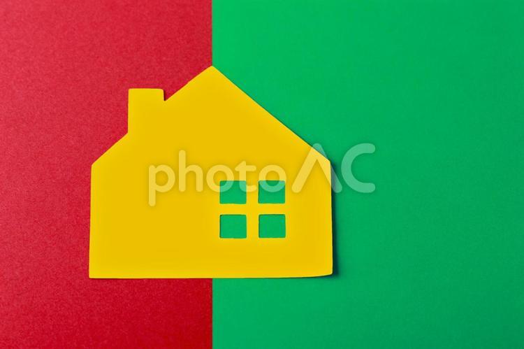 カラフルな住宅模型 住宅,家,土地の写真素材