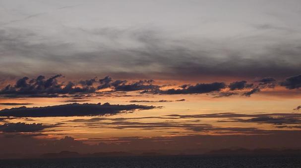 夕日 夕日の写真