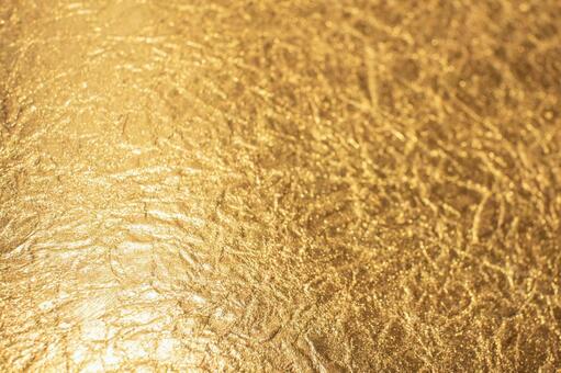 でこぼこした金色の和紙の背景テクスチャ 背景,和紙,紙の写真素材