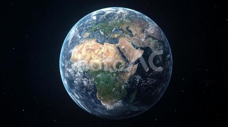 暗闇に浮かぶ神秘的な惑星地球 地球,宇宙,惑星の写真素材