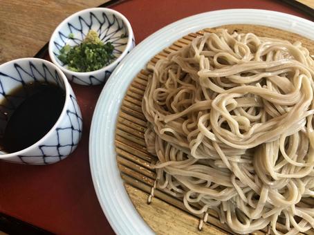 Buckwheat noodles, buckwheat, sesame soba, ten percent soba, JPG