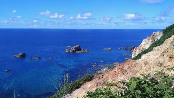 北海道積丹町島武意海岸展望台 北海道積丹町島武意海岸展望台の写真