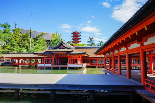 厳島神社の風景 厳島神社の風景の写真