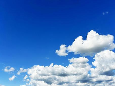 青い空と白い雲 青い空と白い雲 テクスチャ,青い空,白い雲の写真素材
