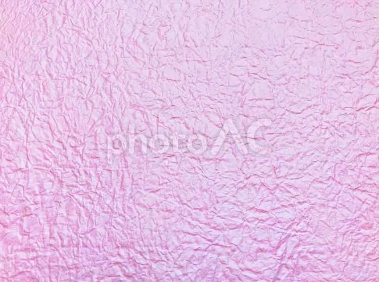 立体感のある和紙　ピンク系 和紙,ピンク系,ピンクの写真素材