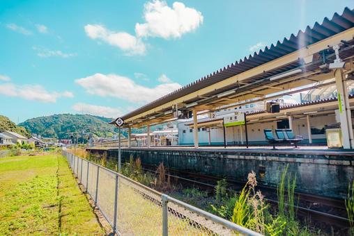 【鳥取】倉吉駅 鳥取,駅,駅前の写真素材