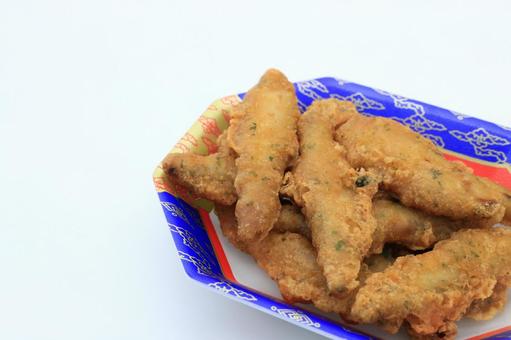 ワカサギフライ ワカサギ,公魚,鰙の写真素材