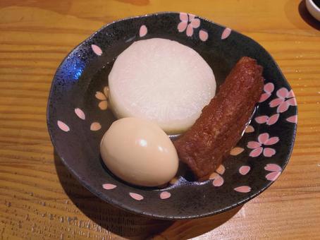 おでん おでん おでん,大根,たまごの写真素材