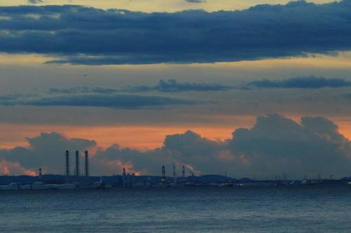 夕陽 夕陽の写真
