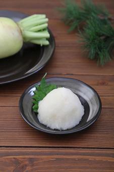 大根おろし 大根おろし,大根,薬味の写真素材