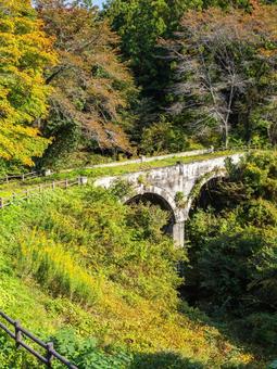 秋のめがね橋⑵の写真