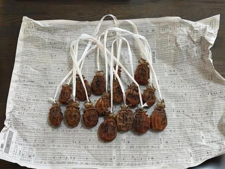 干し柿 干し柿,柿,渋柿の写真素材