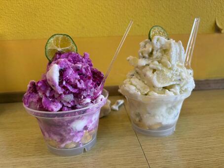 フローズンデザート ジェラート,フローズン,アイスの写真素材