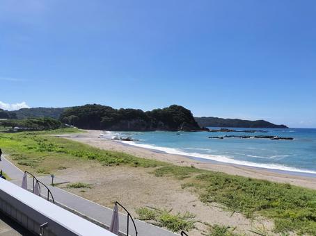 高知県の夏の海と空(足摺岬近辺) 高知県の夏の海と空(足摺岬近辺) 高知県,足摺,海の写真素材
